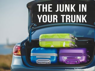 the junk in
your trunk
Brought to you by
 