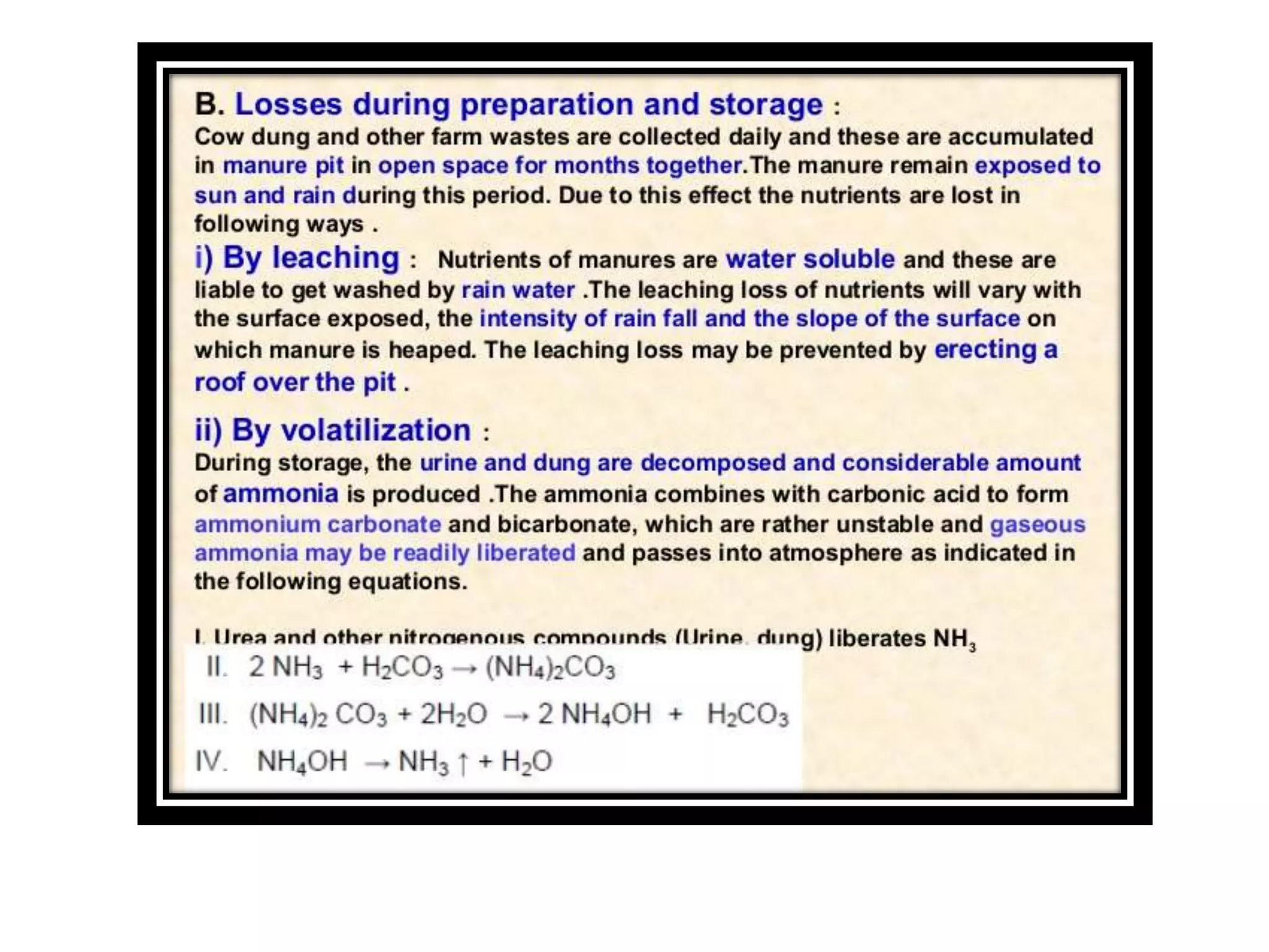 Ssac 353 lecture no. 7 9, classification of manures bulkey and concentrated, composting methods