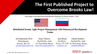 Why 47% of Agile Transformations Fail - Jeff Sutherland | PDF