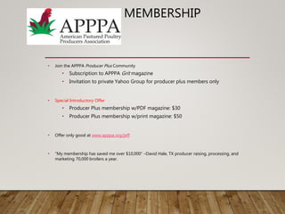 SSAWG Poultry Nutritional Needs | PPTX