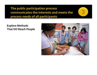 3

Explore Methods  
That DO Reach People 
 