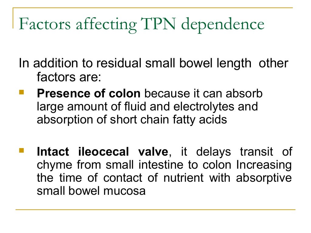 Short Bowel Syndrome (SBS), Short Gut Syndrome