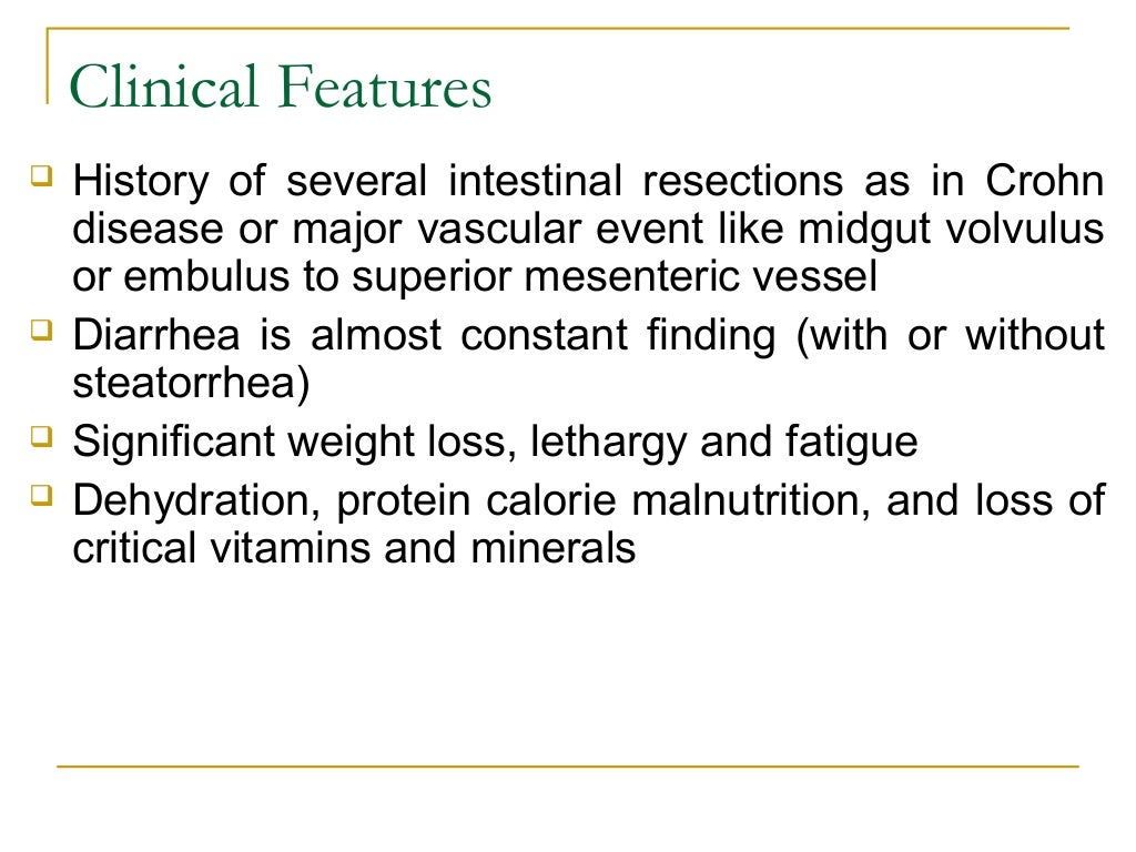 Short Bowel Syndrome (SBS), Short Gut Syndrome