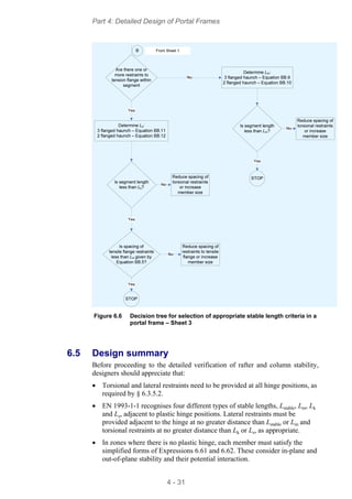 Ssb04 detailed design of portal frames | PDF