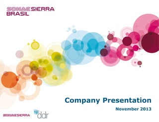 Company Presentation
November 2013

 