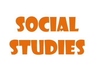 Social studies 