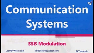 Ssb modulation