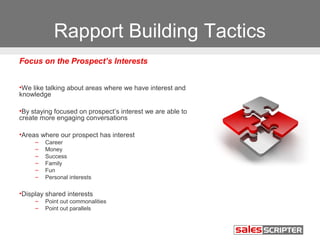How to Build Rapport, Interest, and Credibility When Prospecting | PPT