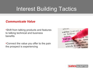 How to Build Rapport, Interest, and Credibility When Prospecting | PPT