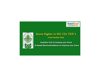 SSC CGL TIER 1 Practice Test