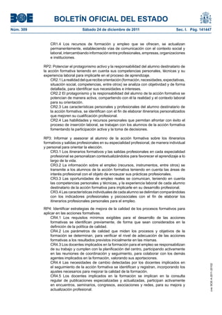 Ssce0110 anexo iv docencia de la formación profesional para el empleo | PDF