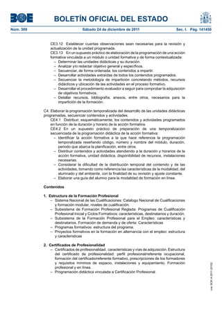 Ssce0110 anexo iv docencia de la formación profesional para el empleo | PDF