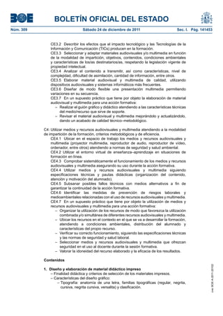 Ssce0110 anexo iv docencia de la formación profesional para el empleo | PDF