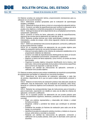 Ssce0110 anexo iv docencia de la formación profesional para el empleo | PDF