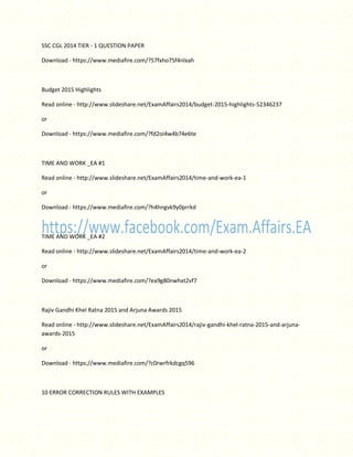 Ssc exam affairs part 3 | PDF