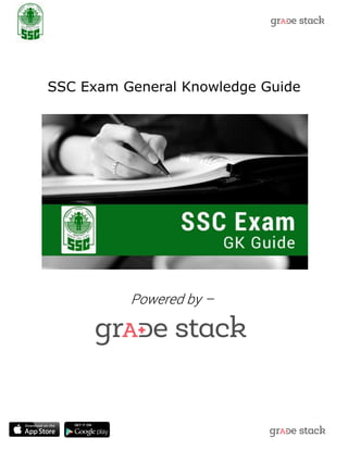 SSC Exam General Knowledge Guide 
Powered by – 
 