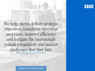 SSCG Business Problem Solving Consulting