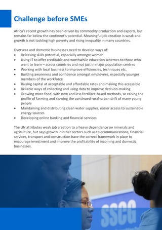 BOOSTING SME GROWTH IN AFRICA | PDF