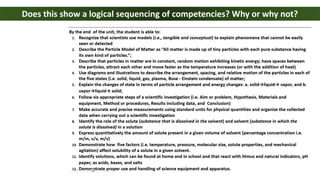 Does this show a logical sequencing of competencies? Why or why not?
 
