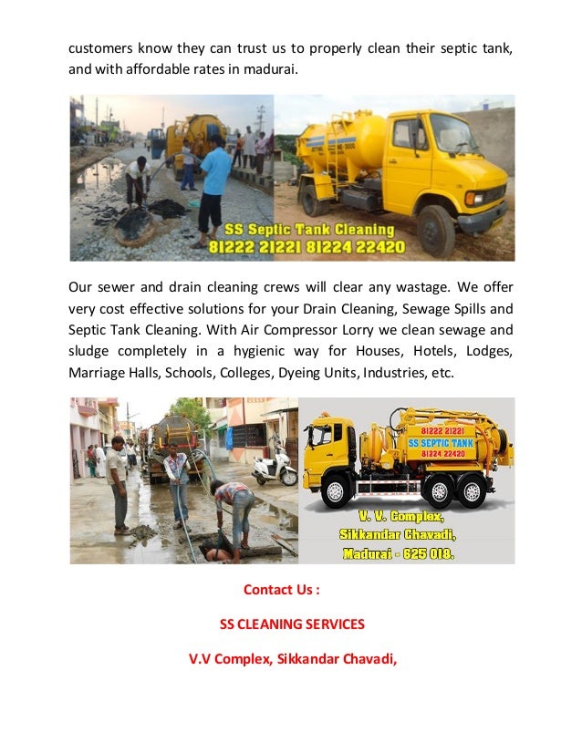 septic tank cleaning in madurai septic tank cleaning services in