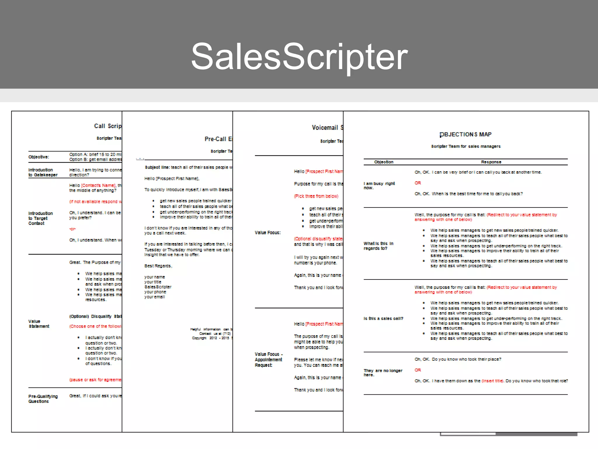 SalesScripter
 