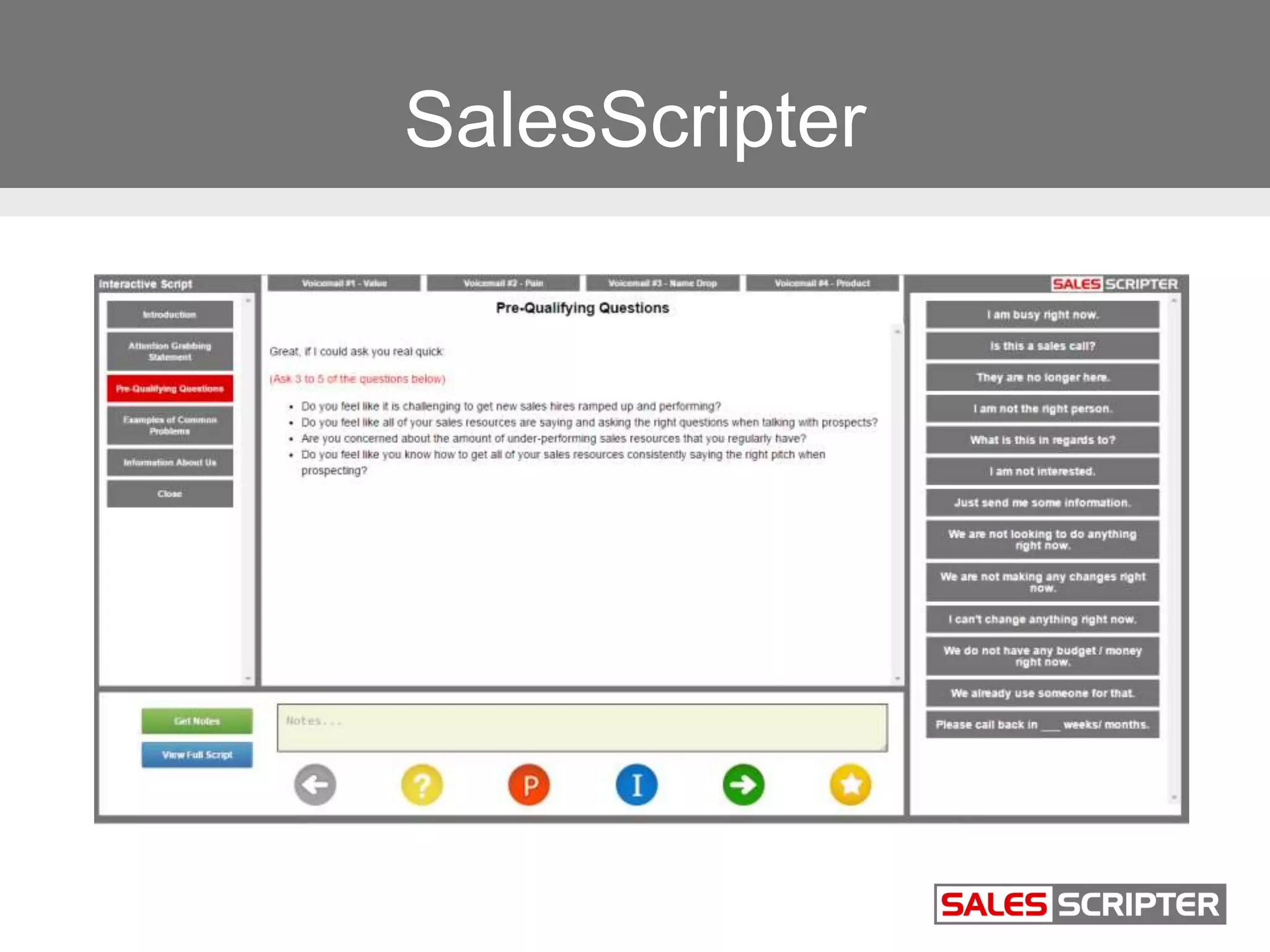SalesScripter
 