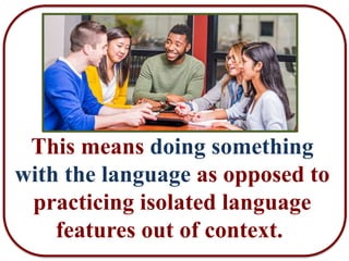 Design Communicative Activities in Foreign Language Classroom # ...