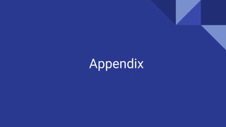 Appendix
 