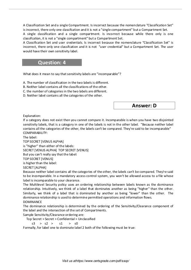 SSCP Online Test