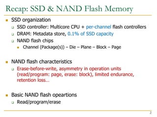 Advanced NAND Flash Commands and SSD Address Translation Techniques for ...