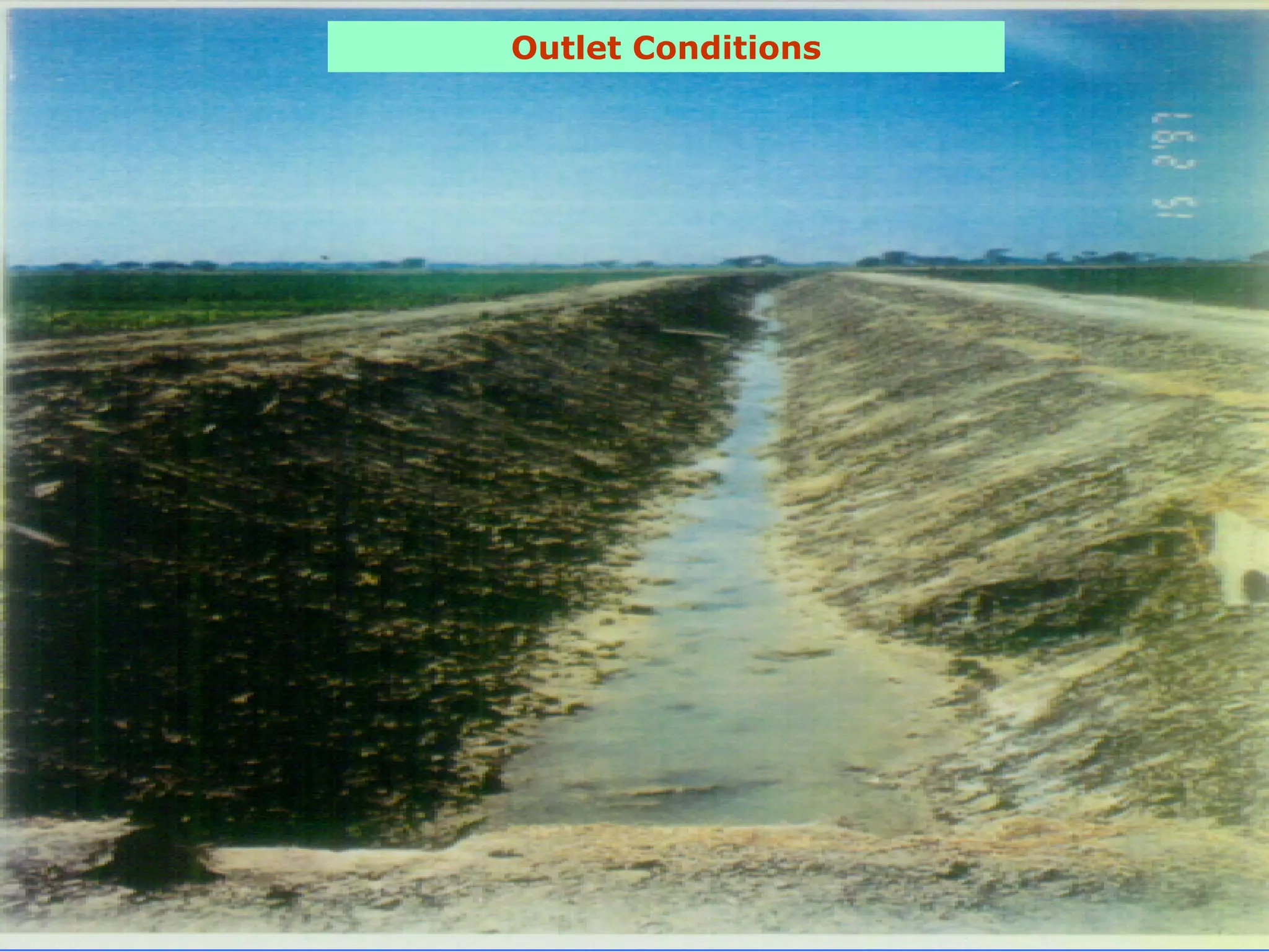 Outlet Conditions
 