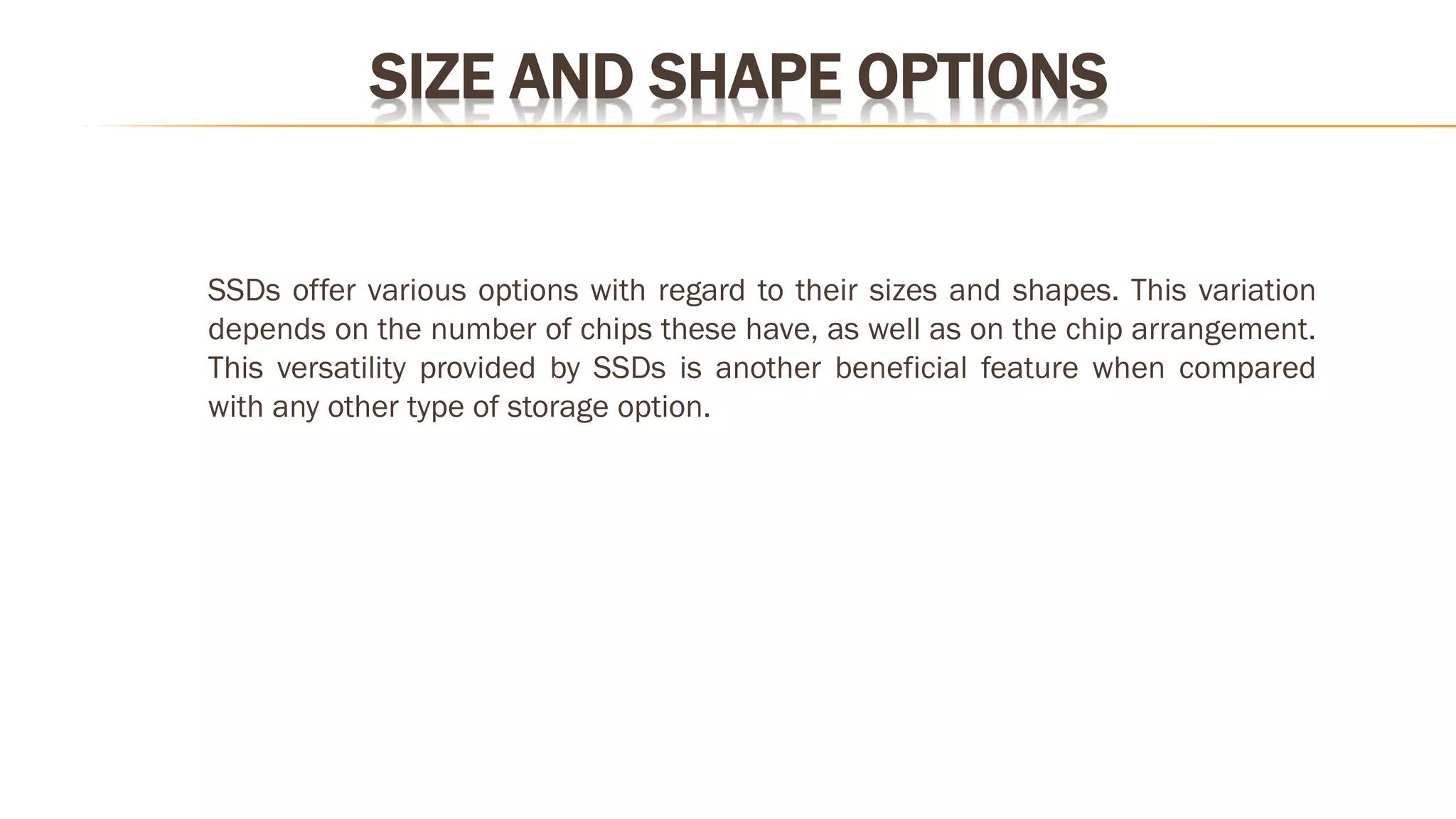 SSDs: A New Generation of Storage Devices