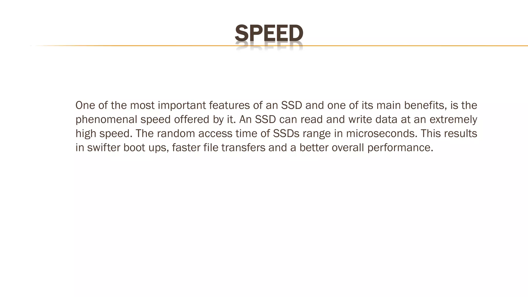 SSDs: A New Generation of Storage Devices