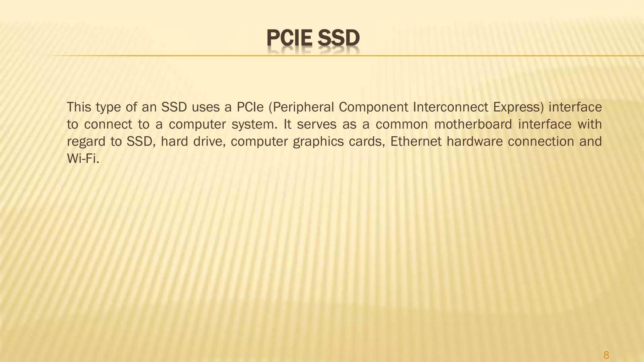 SSDs: A New Generation of Storage Devices