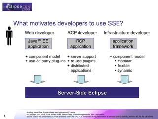 Building Server-Side Eclipse based web applications | PDF