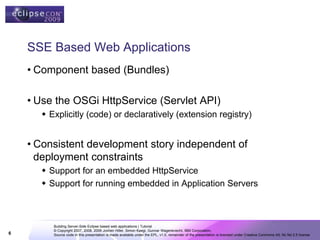 Building Server-Side Eclipse based web applications | PDF