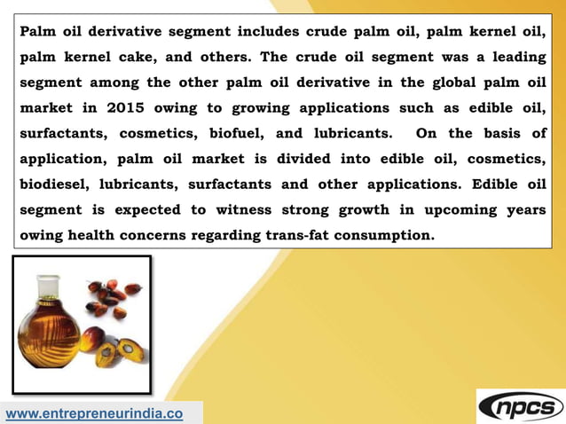 Edible Oil Refinery From Crude Palm Oil PPT