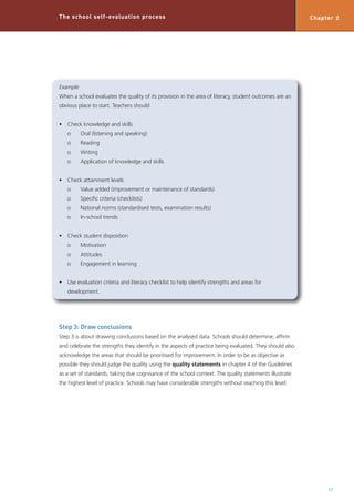 School Self Evaluation Guidelines post primary | PDF