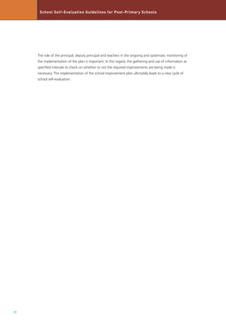 School Self Evaluation Guidelines post primary | PDF