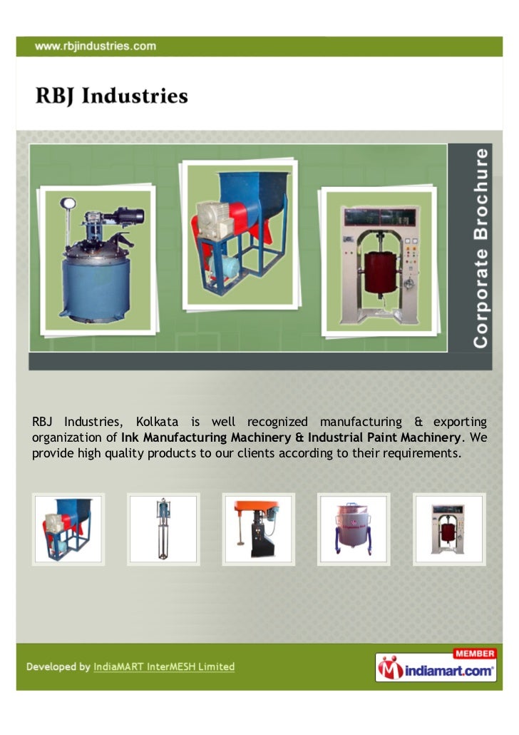 RBJ Industries, Kolkata, Industrial Paint Machinery