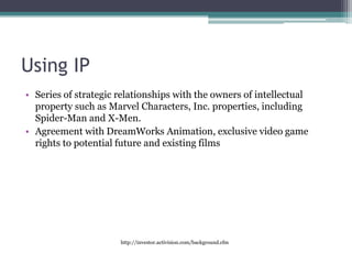 Sse Strategy Manager Sse strategy activision_2011.ppt
