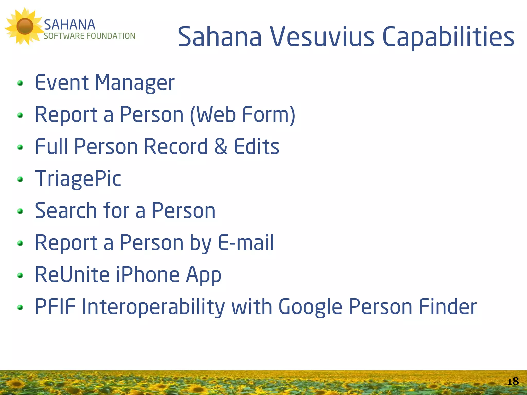 Searching for a Person




                     18
 