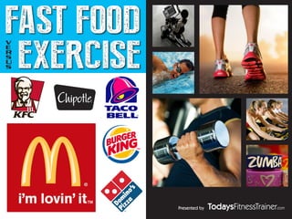 Presented by
FAST FOOD
EXERCISE
V
E
R
S
U
S
 