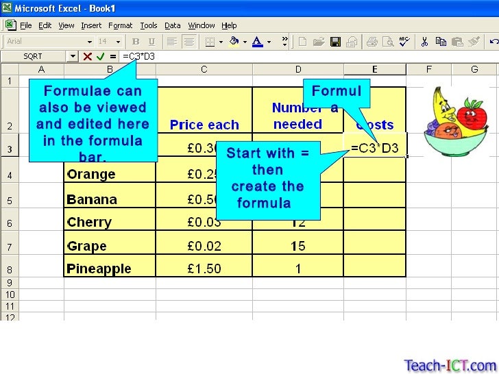 Spreadsheet Features