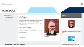 why&how2learn — SeaGL 2017 — @genehack 32
 
