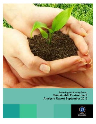 Stonnington Survey Group Page 1 of 48
StonningtonSurvey Group
Sustainable Environment
Analysis Report September 2015
 