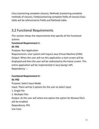 Sample SRS format | PDF