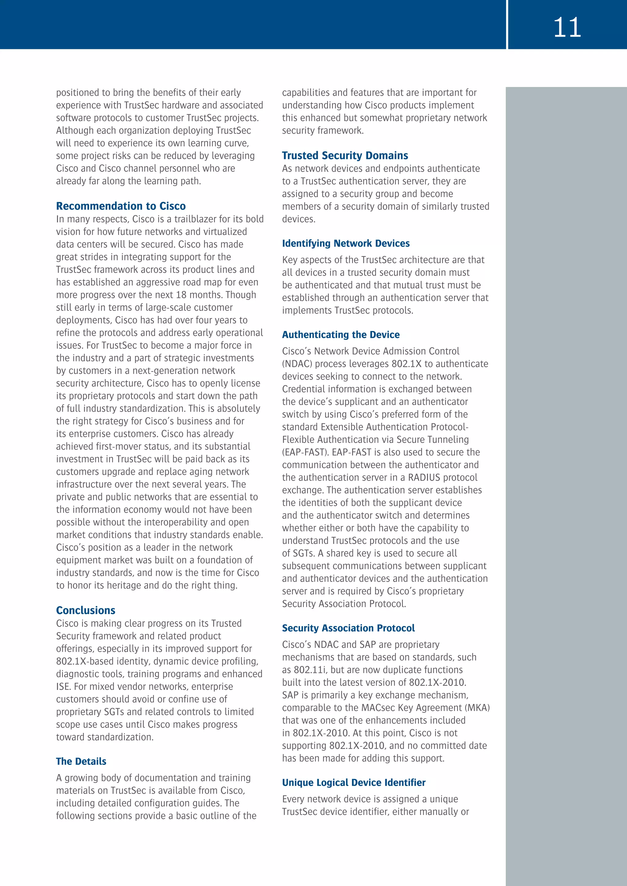 Gartner Newsletter Cisco TrustSec Deployed Across Enterprise Campus