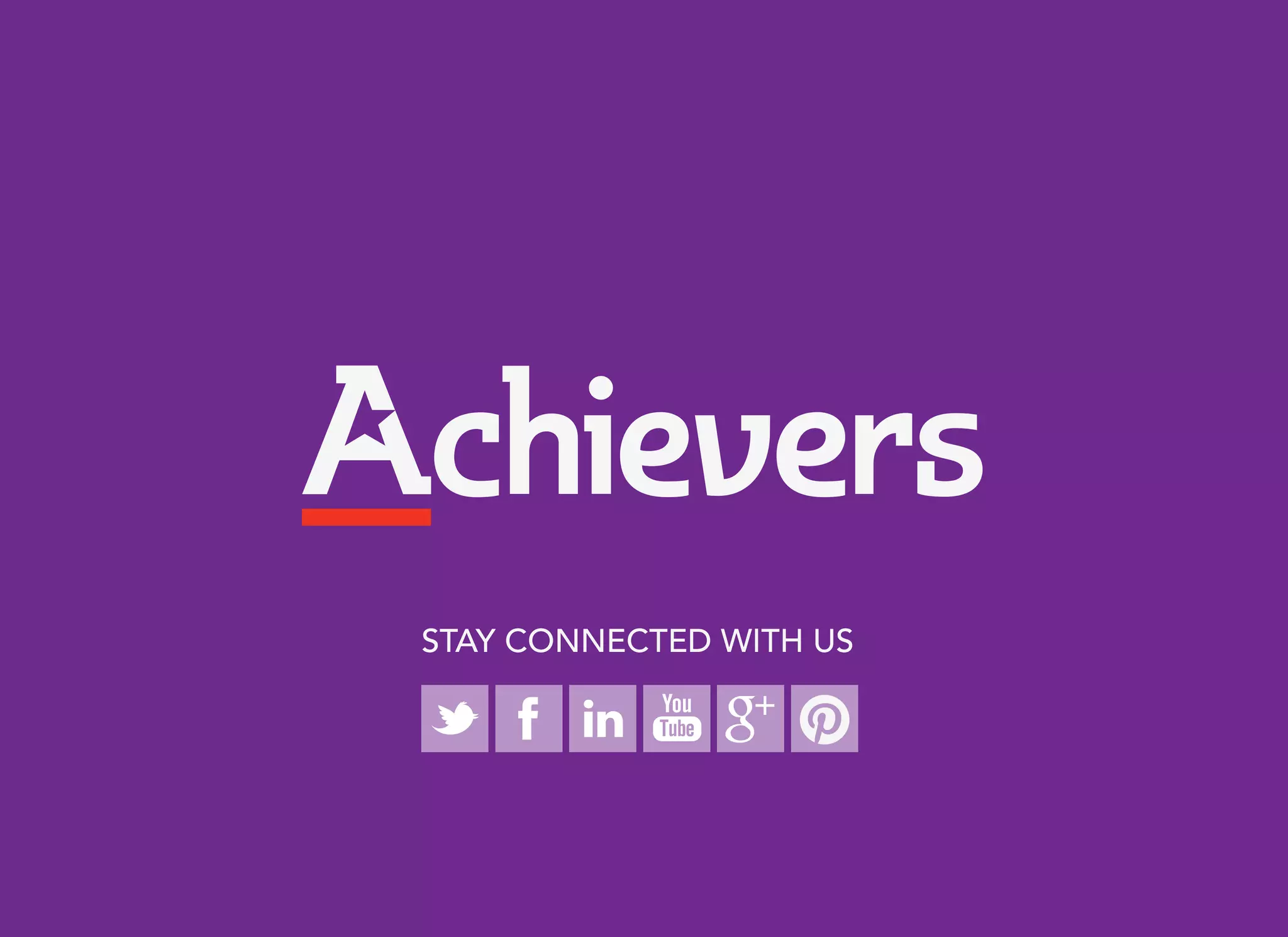 STAY CONNECTED WITH US
 