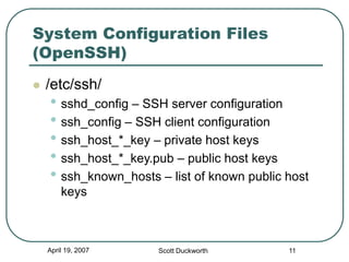 Ssh File Structure SSH.ppt